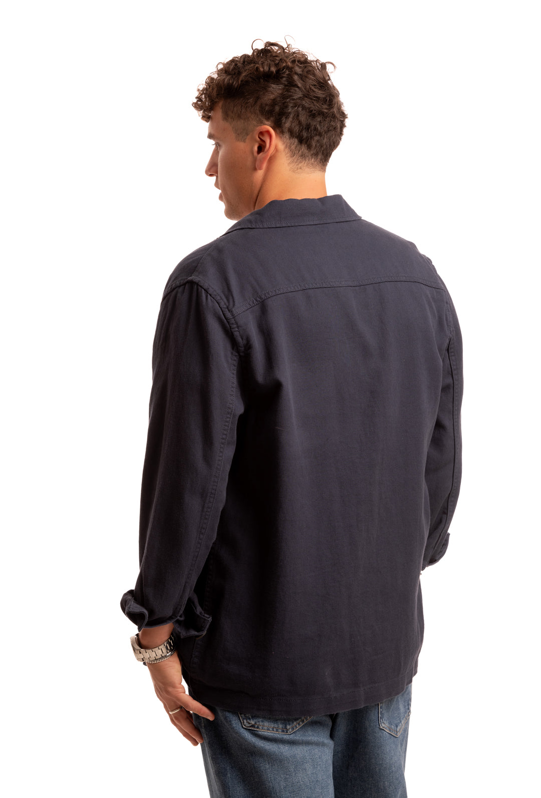 Punico Native Navy Overshirt