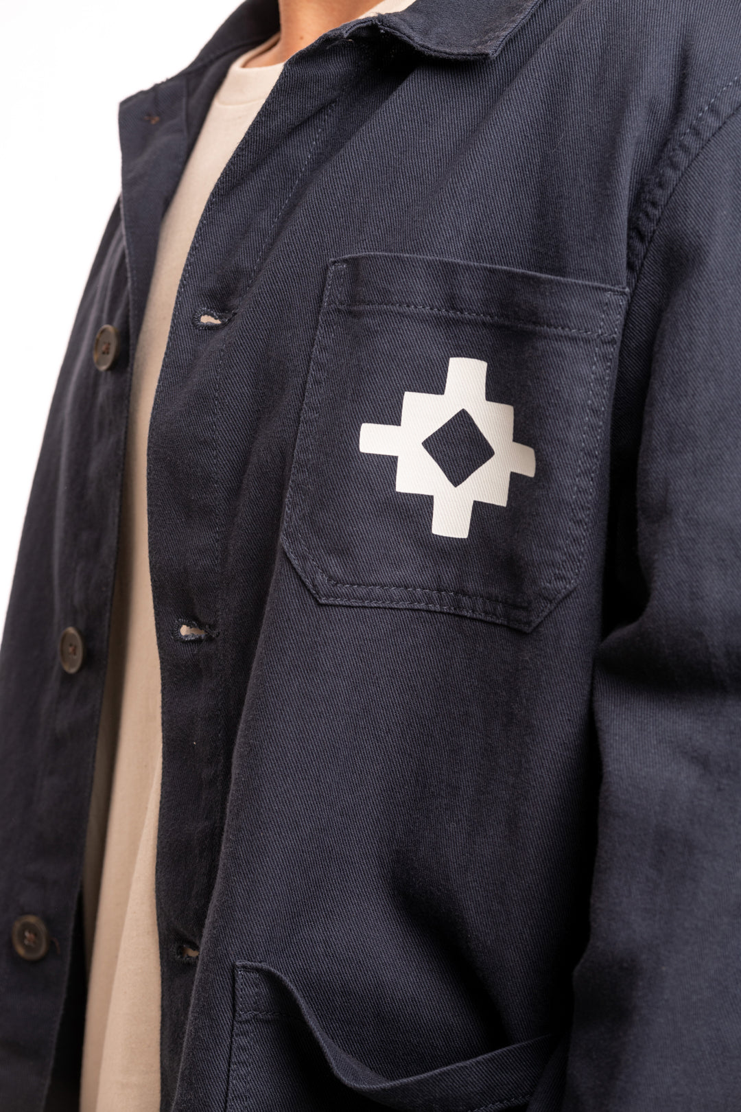 Punico Native Navy Overshirt