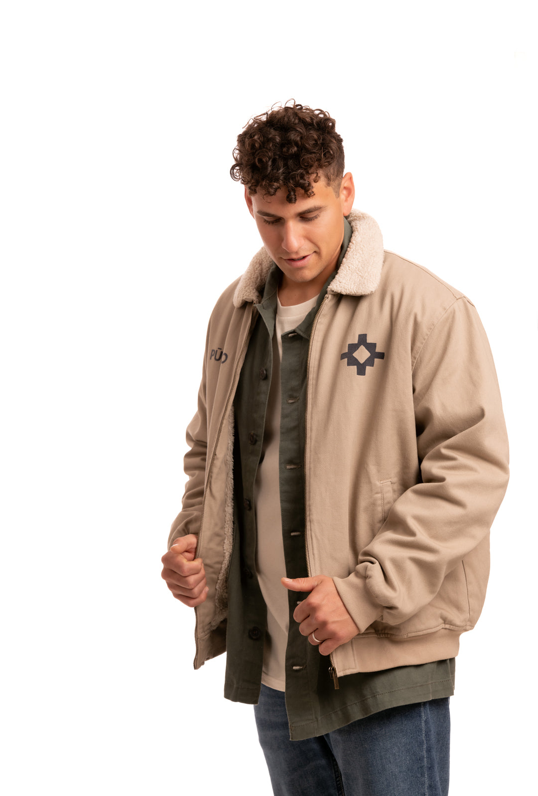 Chaqueta Sherpa Púnico