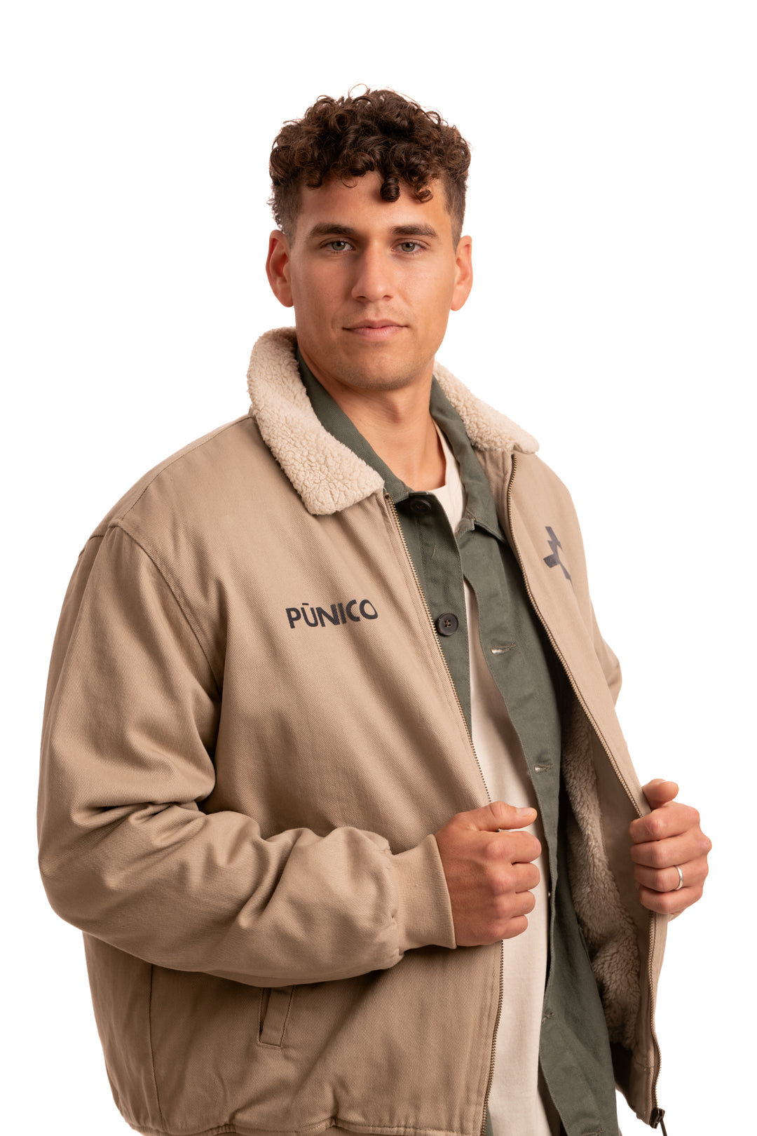 Chaqueta Sherpa Púnico