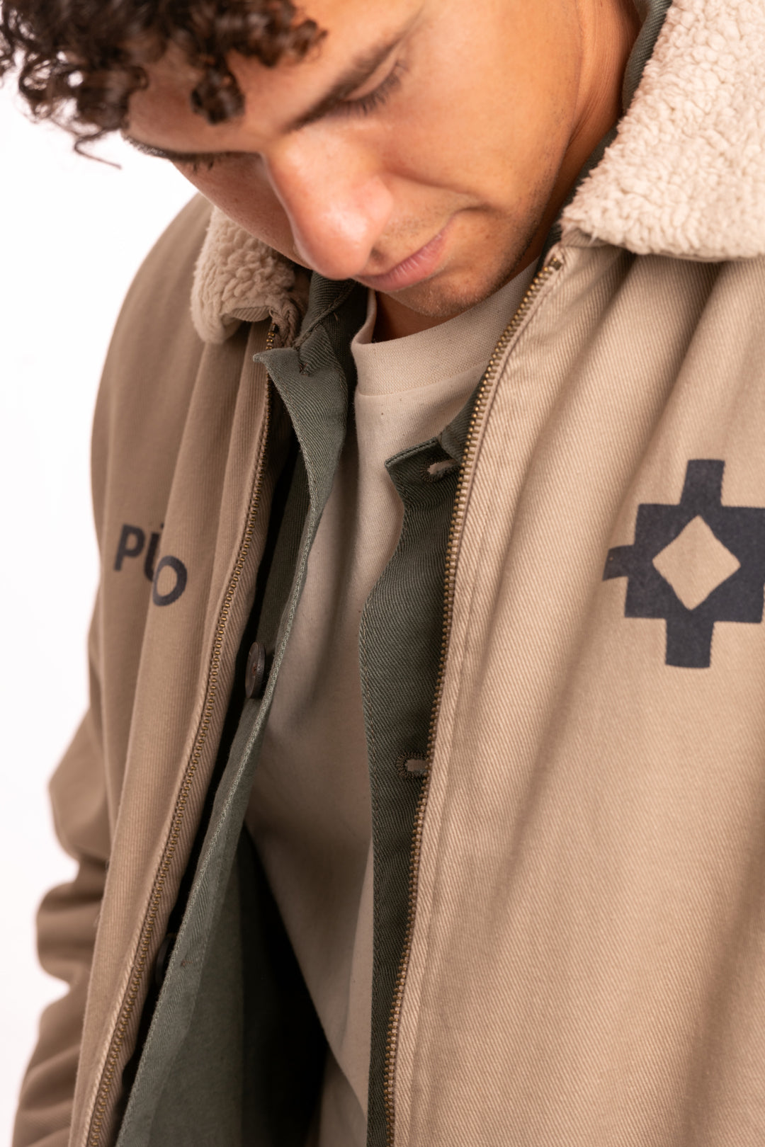 Chaqueta Sherpa Púnico