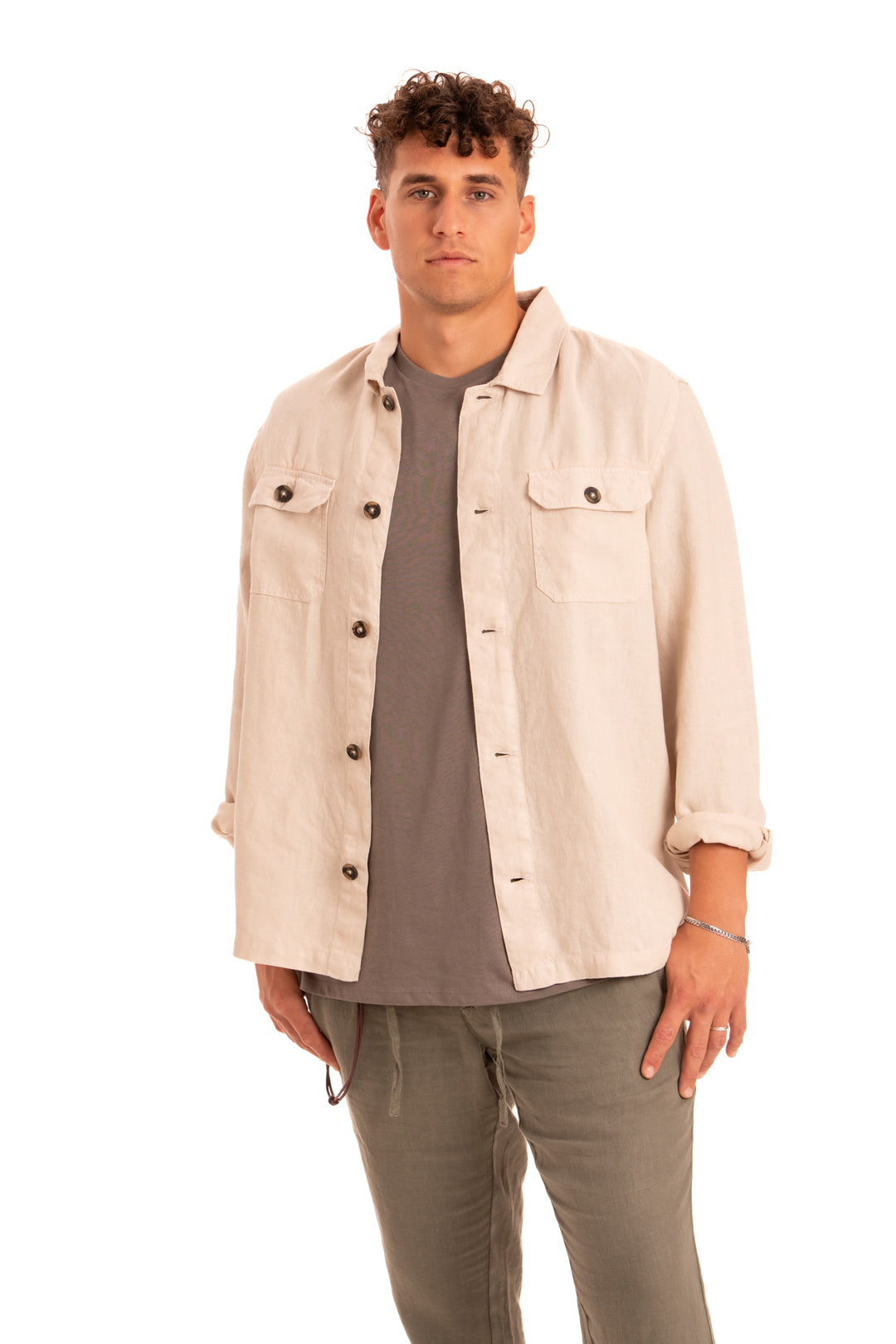 Overshirt Vadella Beige