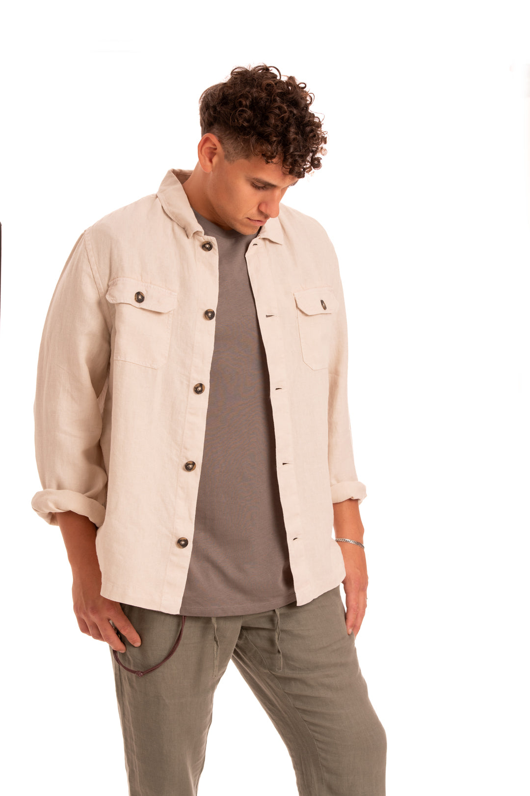Overshirt Vadella Beige