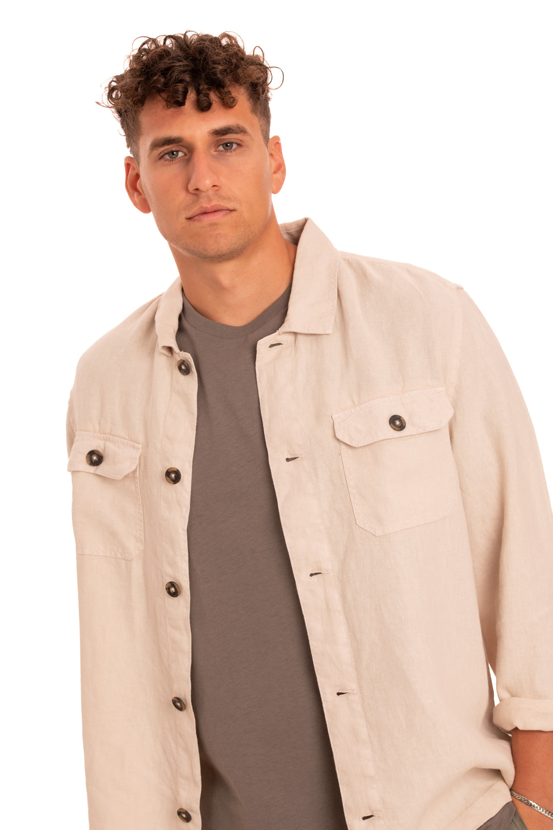 Overshirt Vadella Beige