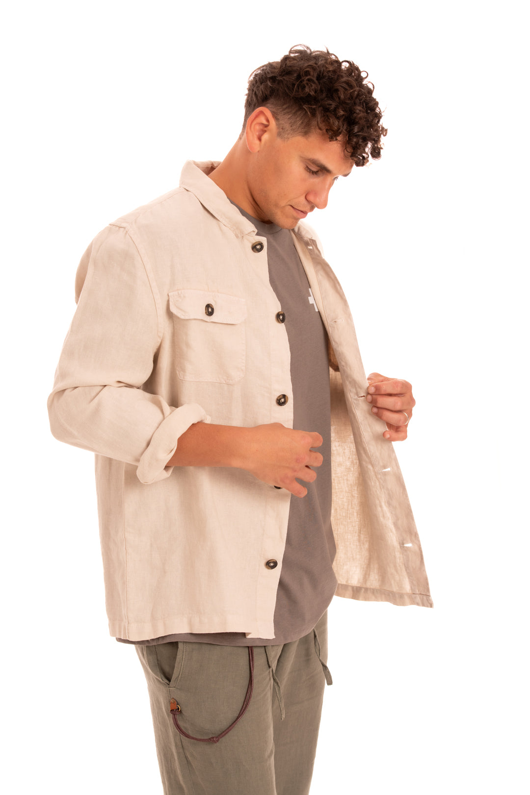 Overshirt Vadella Beige