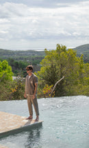 Pantalón Llaüt Lino Tostado