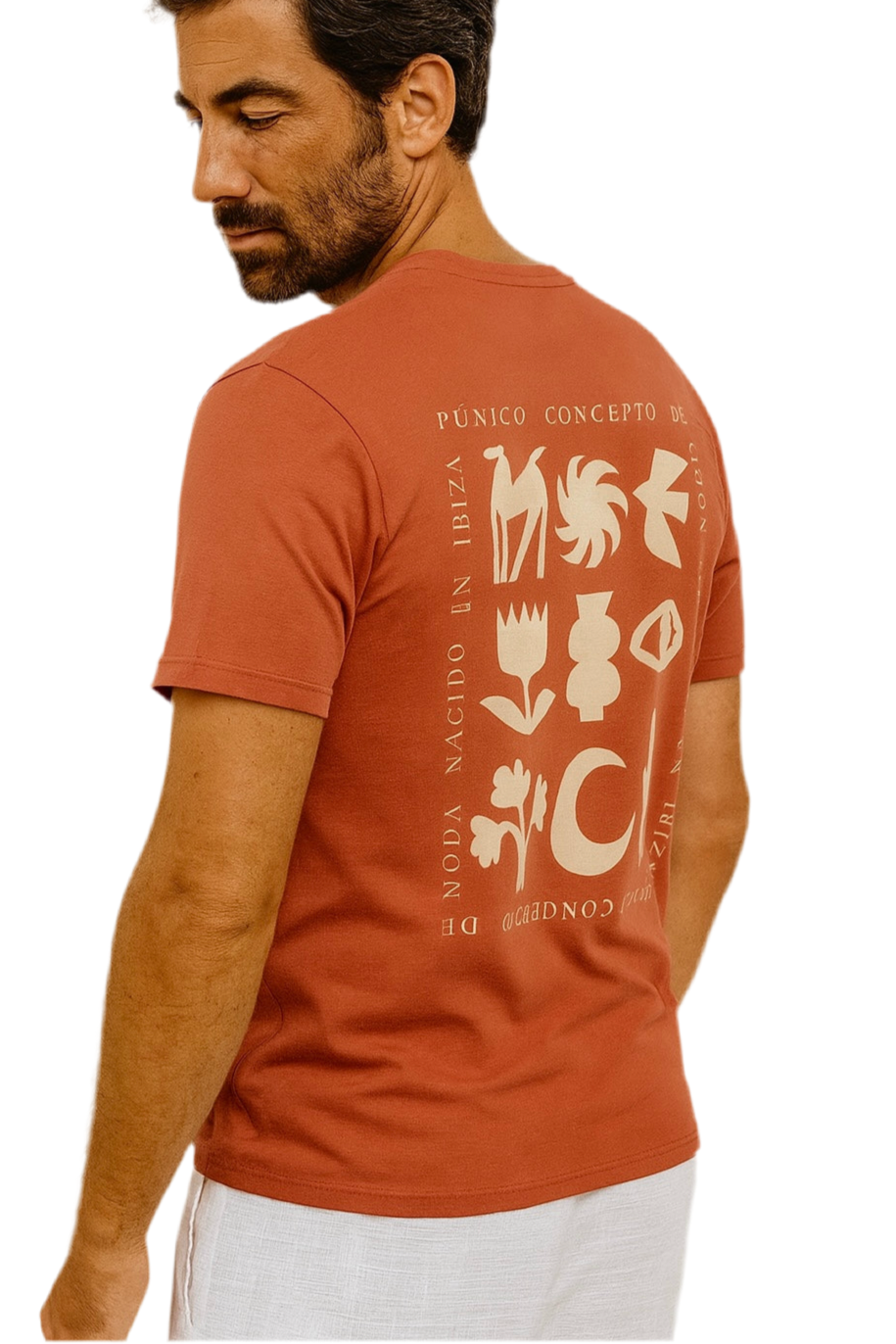 Camiseta Ibiza vintage Teja