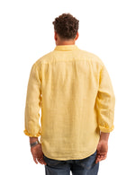 Camisa lino Sa Caleta Yellow