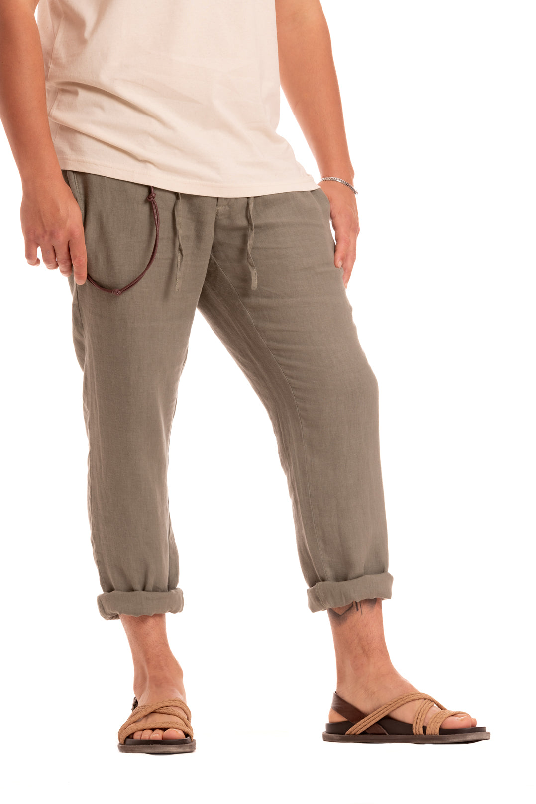 Sa Pedrera linen trousers