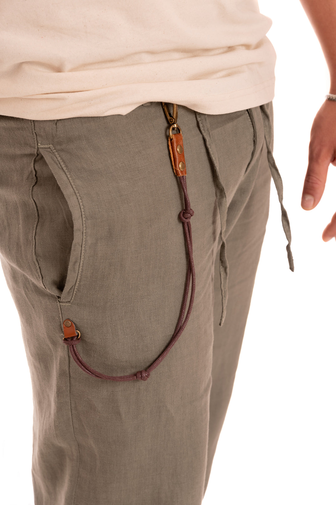 Sa Pedrera linen trousers