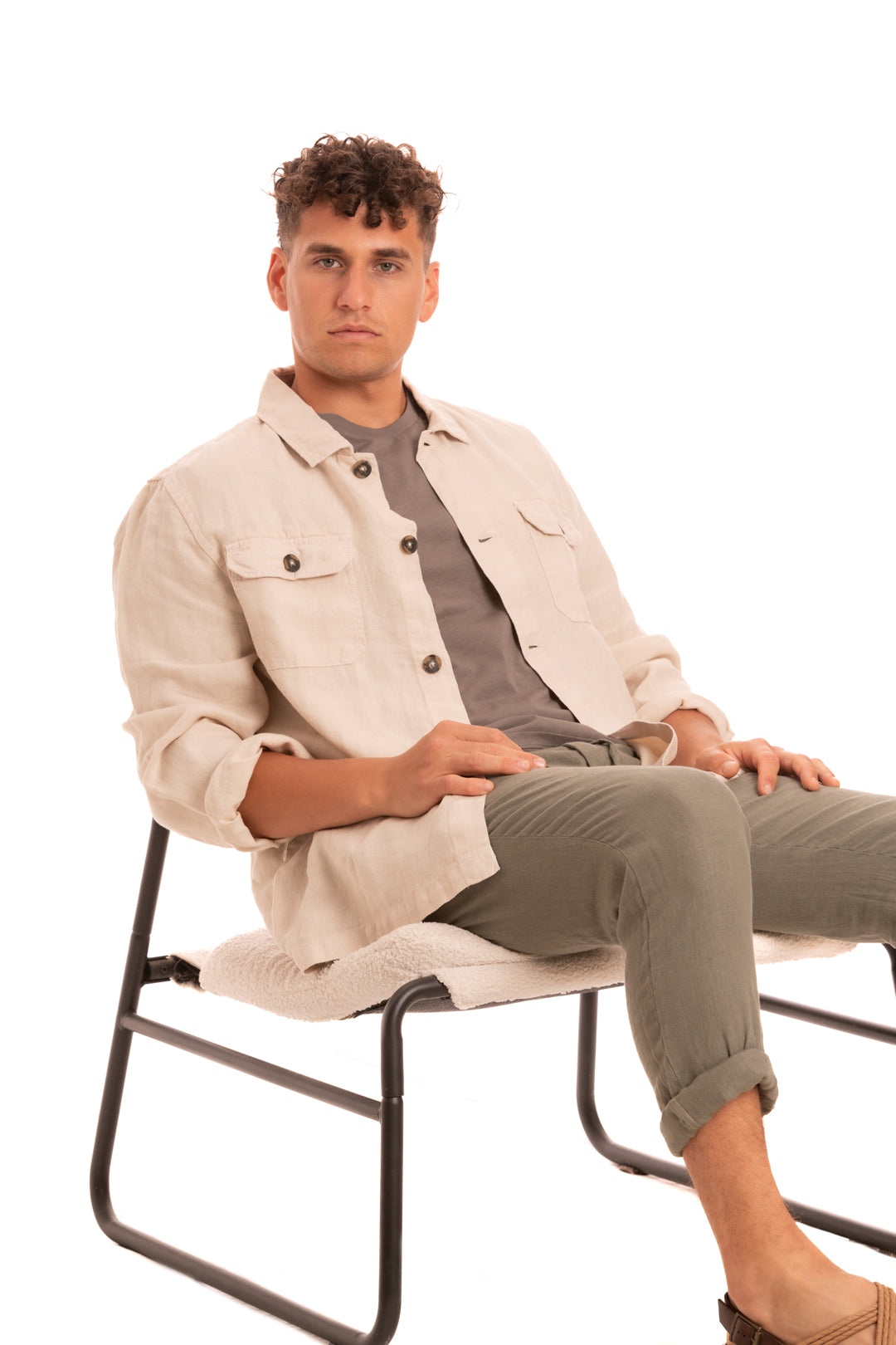 Vadella beige Overshirt 