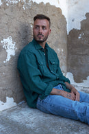 Sa Caleta Blue Linen Shirt