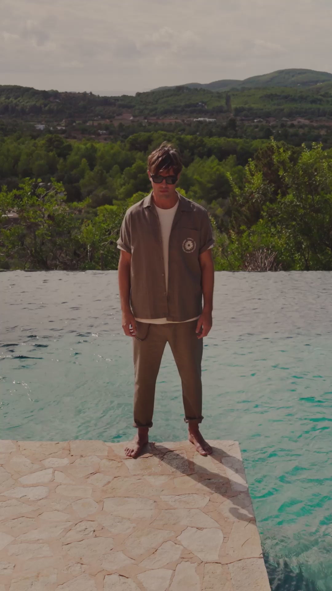 Pantalón Llaüt Lino Tostado