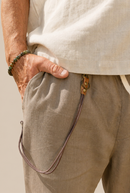Pantalón Llaüt Lino Tostado